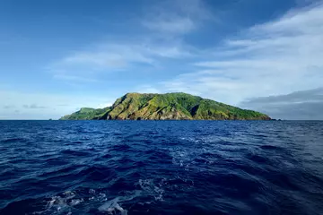 The Island of Pitcairn and the surrounding ocean
