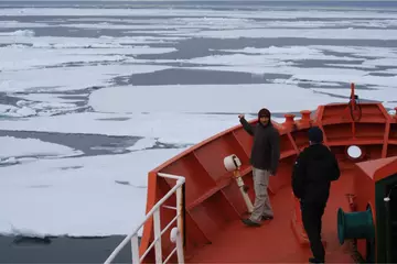 Chris Yesson on location in Greenland