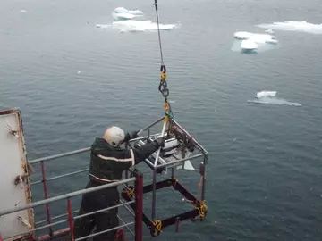 Chris Yesson on location in Greenland