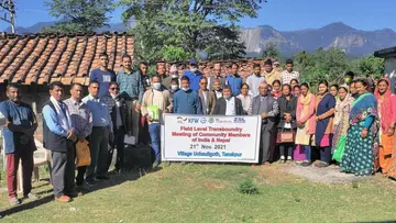 India and Nepal conservationists pictured together