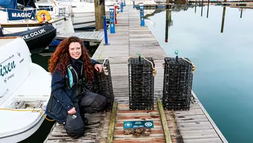 ZSL oyster conservationist Celine Gamble