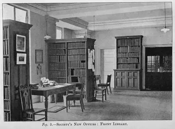 ZSL Library Reading Room in 1910