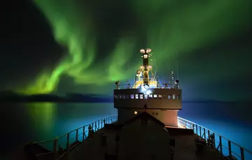 Northern lights in Paamiut