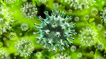 covid 19 virus closeup