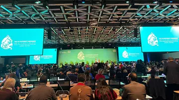 A group of delegates at the COP15 opening ceremony