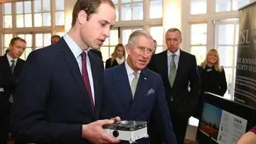 HRH The Prince of Wales and the Duke of Cambridge in November 2013