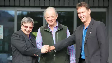 Mark Stanley Price with two other men