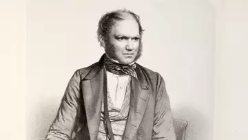 A young Charles Darwin, around the age he was a ZSL fellow