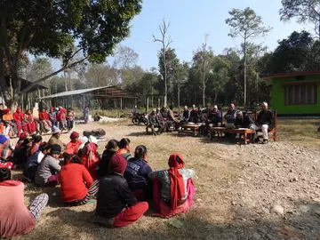 Shukla project site in Nepal - Hattithala community, tiger conservation