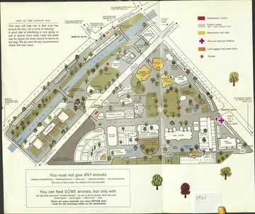 London Zoo map