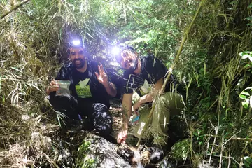 Searching for Barrio’s frogs at the Refugio de Ranitas Aldea del Viento