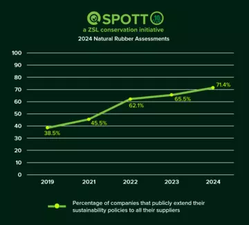 Natural rubber companies having sustainability policy in their supply chains