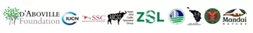 Logos of companies who have supported ZSL Tamaraw Conservation work