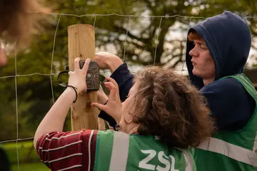 Students taking part in the ZSL Zoo Academy