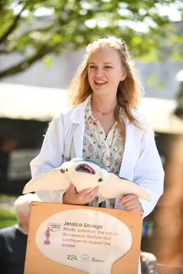 Jessica Savage at Soapbox Science London