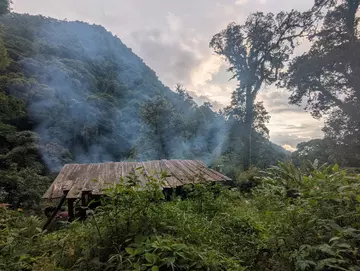Cardamom hut on Nam Kang