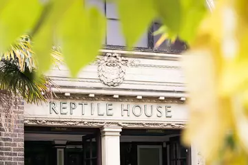 The outside of the Reptile House built in 1927