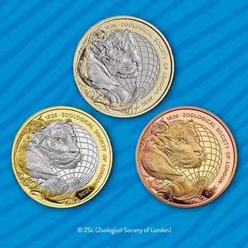 Royal Mint ZSL £2 coin