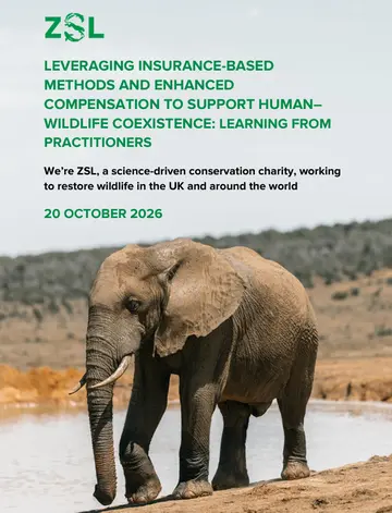 Human wildlife coexistence report 2026 cover