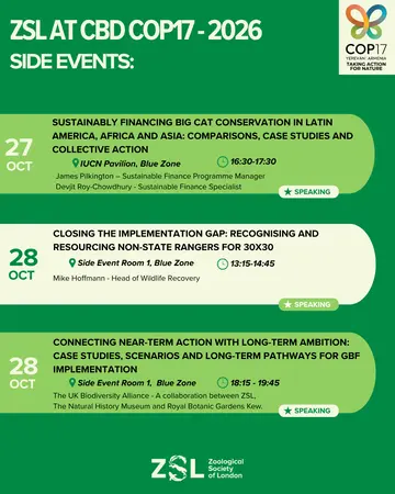 ZSL at COP17 Side events
