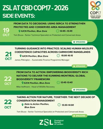 ZSL at COP17 Side events