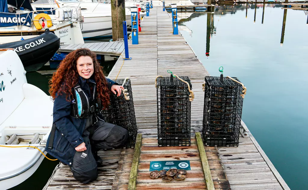 ZSL oyster conservationist Celine Gamble