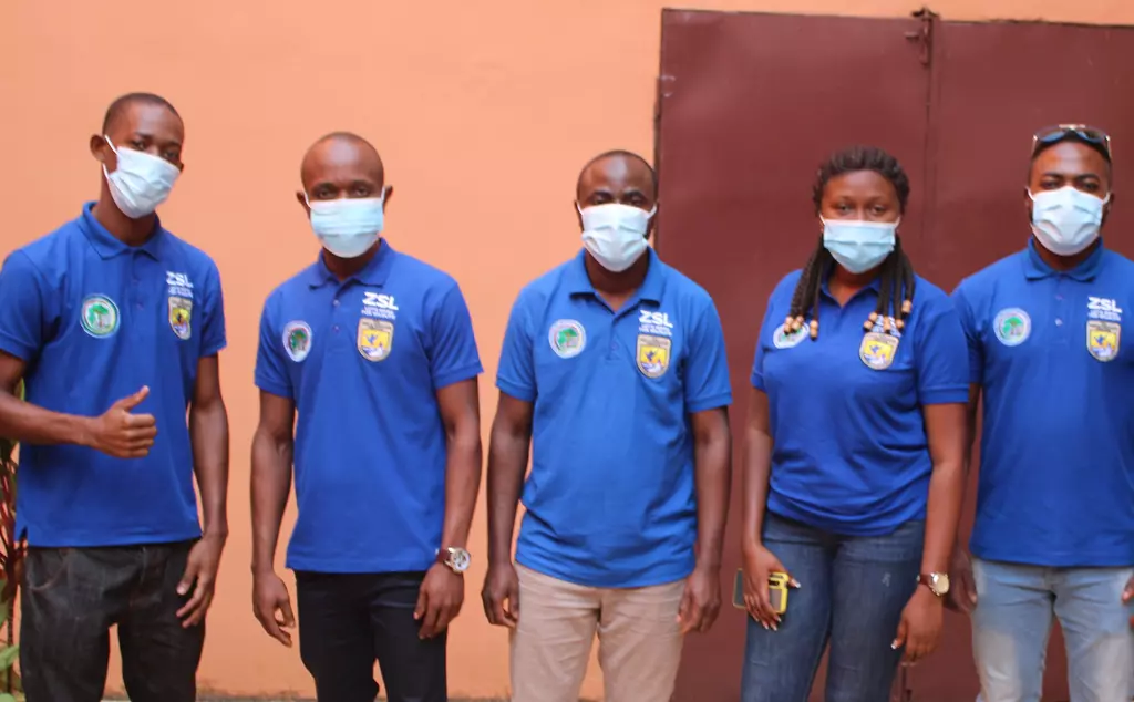 A group of participants in the MENTOR-Bushmeat Fellowship Programme