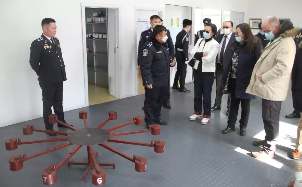 ZSL training ecological police officers in Mongolia