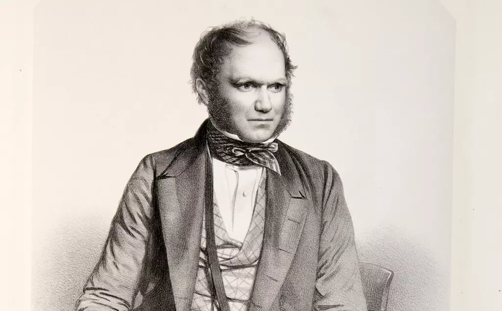 A young Charles Darwin, around the age he was a ZSL fellow