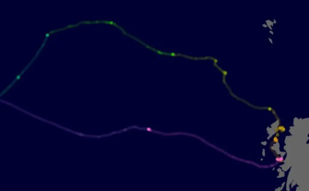 Manx Sheerwater Flight Paths