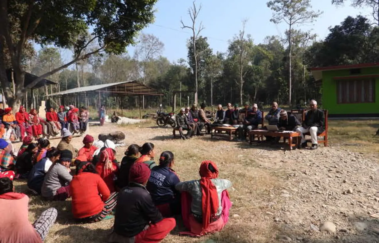 Shukla project site in Nepal - Hattithala community, tiger conservation