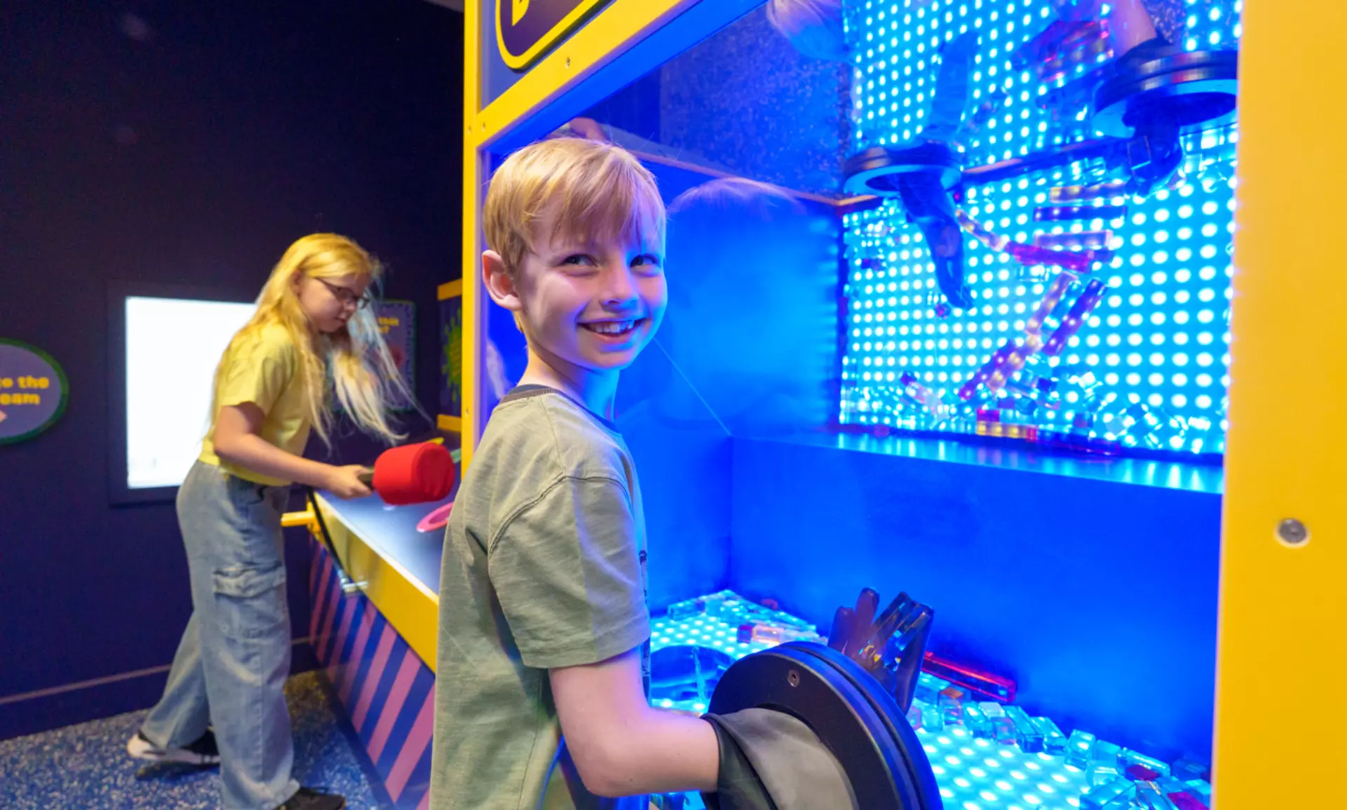 Children at London Zoo's Zootown playing