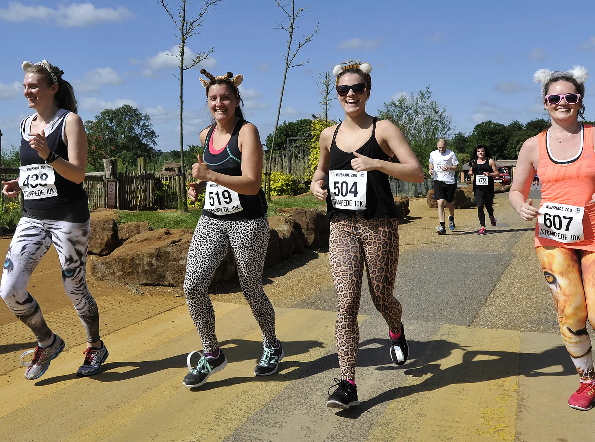 ZSL fundraisers doing a run