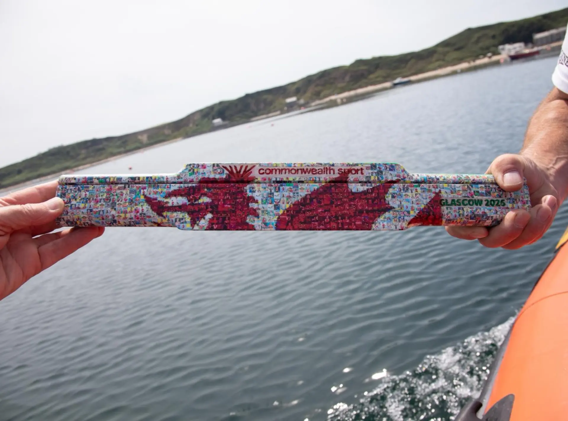 Wales baton for Kings Baton Relay.JPG