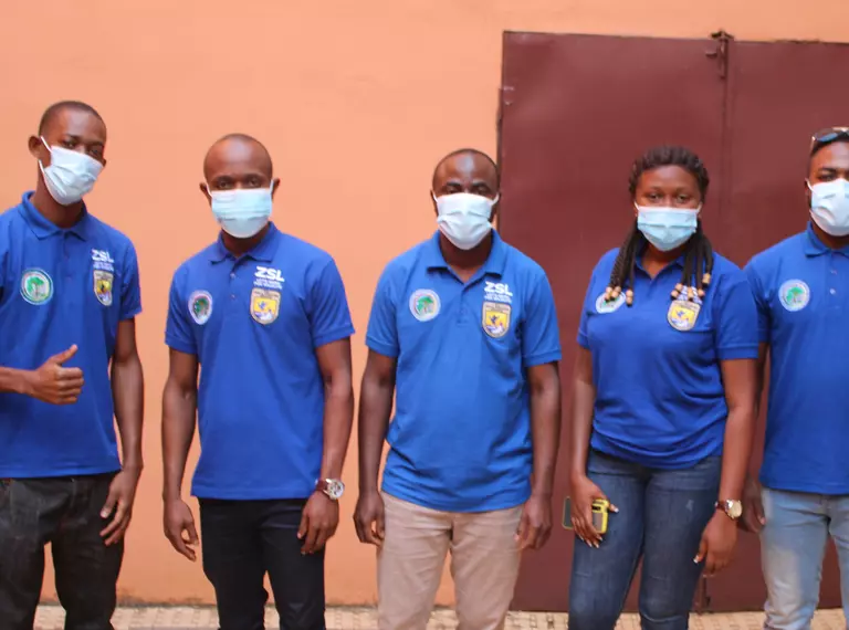 A group of participants in the MENTOR-Bushmeat Fellowship Programme