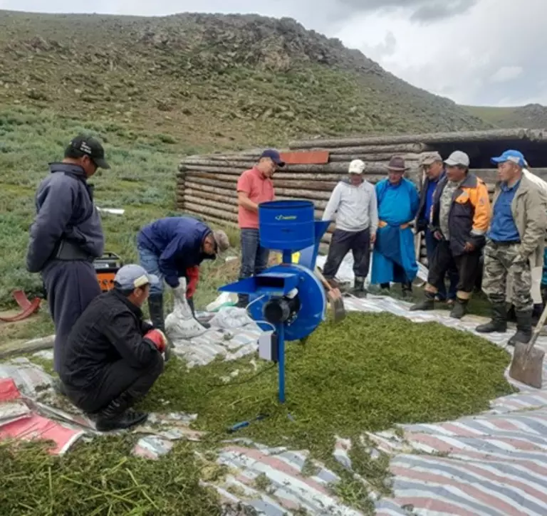 ZSL conservationists providing training in Mongolia
