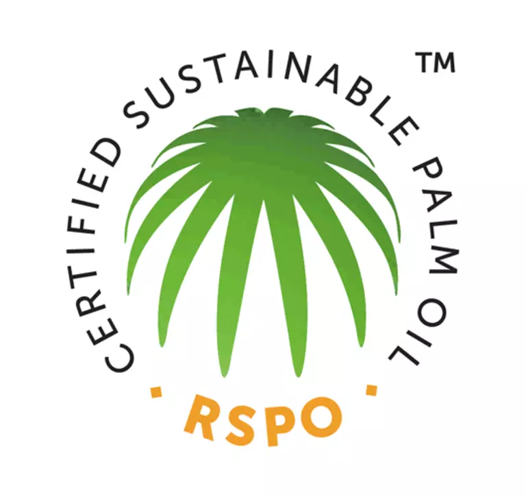 Certified sustainable palm oil logo (RSPO)