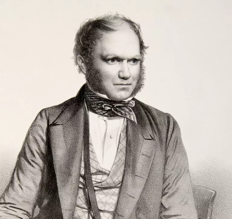 A young Charles Darwin, around the age he was a ZSL fellow