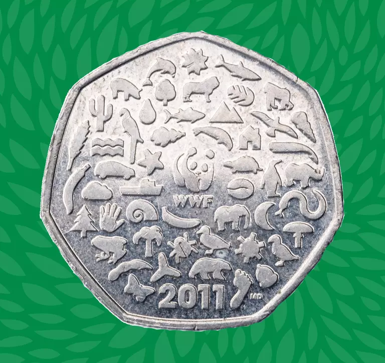 wwf 50p coin 2017