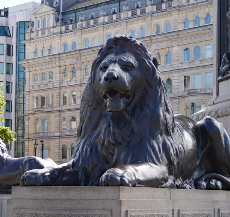 Lions at Trafalgar square