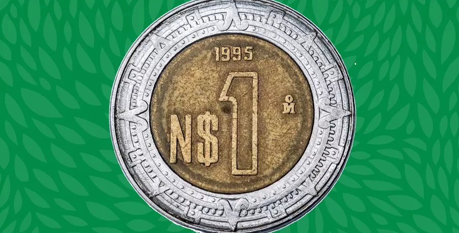 Mexico 1 Nuevo Peso, 1995