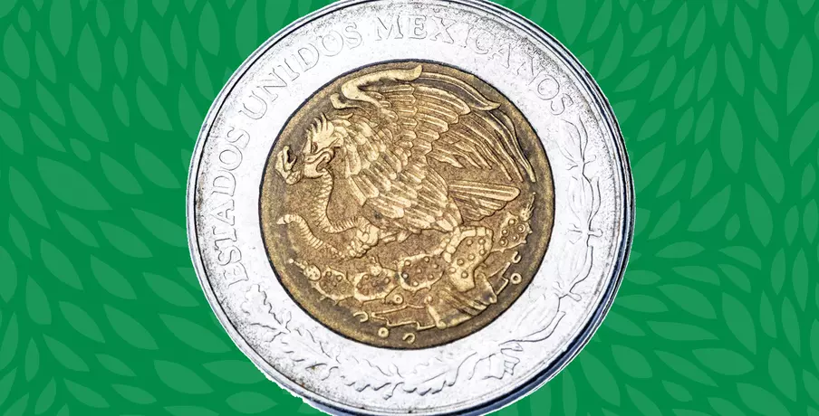 Mexico 1 Nuevo Peso, 1995